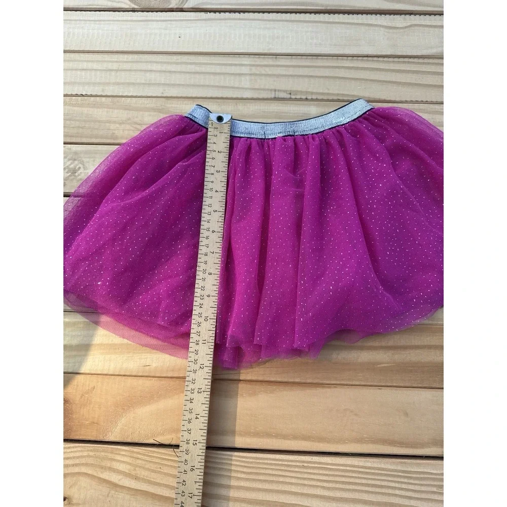 BTWEEN Girl's Sparkly Layered‎ Party Dance Skirt Size 4/5